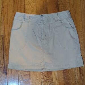 St. John's Bay Stretch Tan Skirt